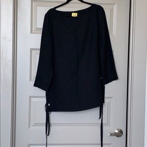 Banana Republic Black Tunic Minidress